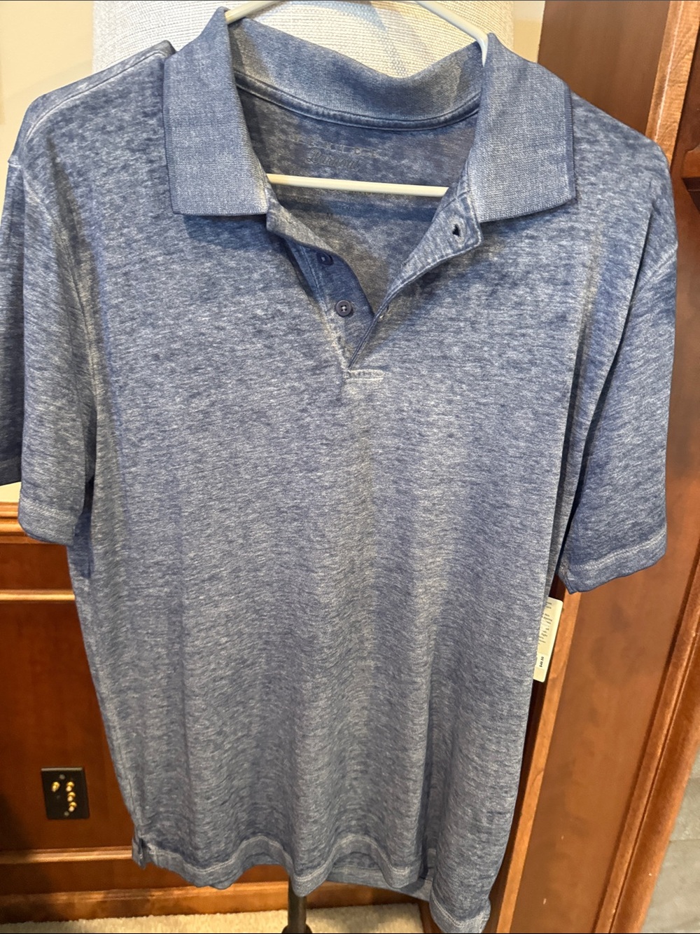 Lucky Brand Men's Blue Heather Polo NWT